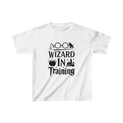 Wizard in Training - Kids Heavy Cotton™ Tee - Perfect for Little Potter Fans - Image 3