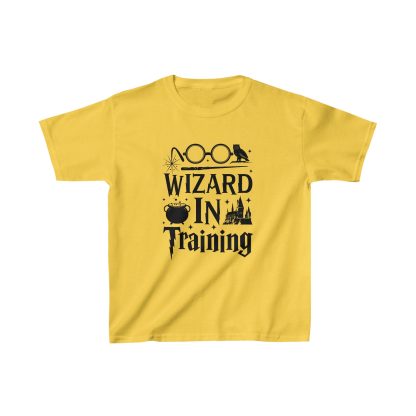 Wizard in Training - Kids Heavy Cotton™ Tee - Perfect for Little Potter Fans - Image 9