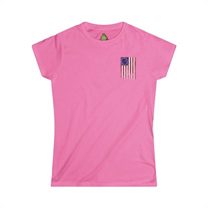 Betsy Ross Flag Women's Softstyle Tee - Image 13