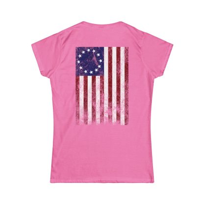 Betsy Ross Flag Women's Softstyle Tee - Image 14