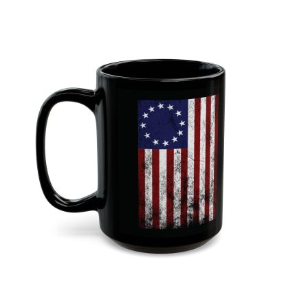 Betsy Ross Flag Mug – Patriotic Coffee Mug for American History Lovers - Image 3