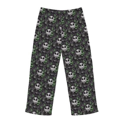 Kick Back with Jack: Halloween Spirit Meets Ultimate Comfort! - Men's Pajama Pants - Image 2