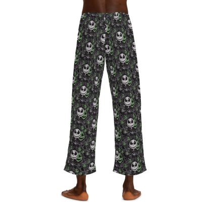 Kick Back with Jack: Halloween Spirit Meets Ultimate Comfort! - Men's Pajama Pants - Image 4