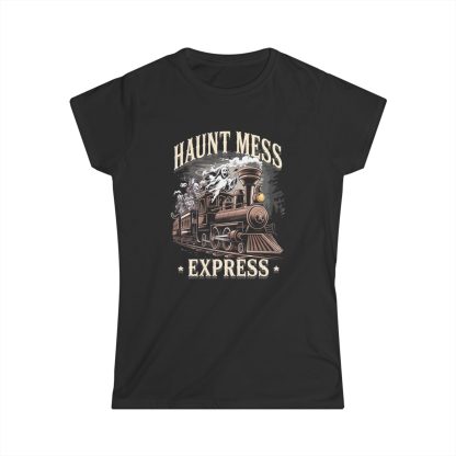 Haunt Mess Express - Women's Softstyle Tee - Image 4
