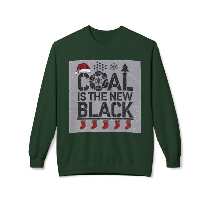 Coal Couture: Naughty, Stylish, and Ready to Sleigh Sweatshirt - Image 10