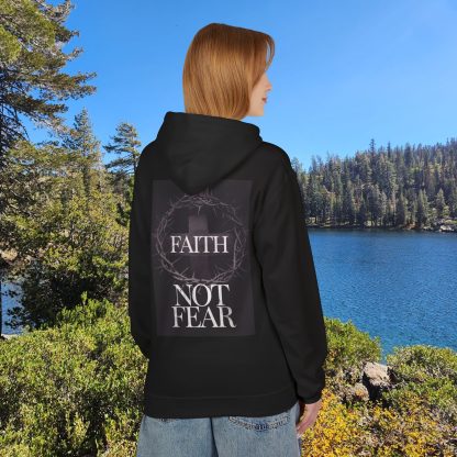 Faith Not Fear Softstyle Fleece Hoodie - Image 4