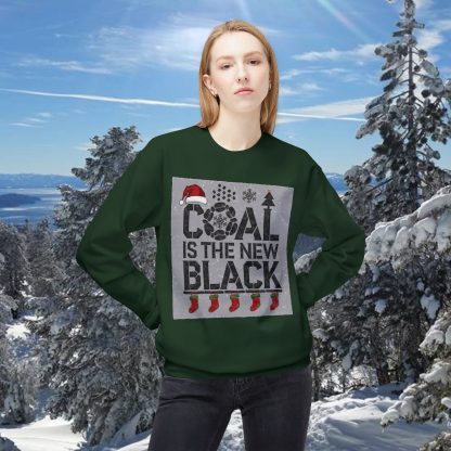 Coal Couture: Naughty, Stylish, and Ready to Sleigh Sweatshirt - Image 11