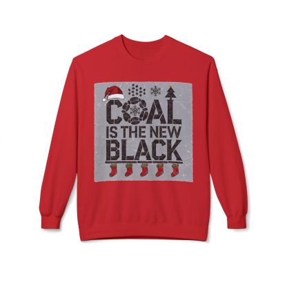 Coal Couture: Naughty, Stylish, and Ready to Sleigh Sweatshirt - Image 4