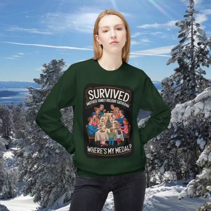 Christmas Chaos Champ: Where's My Medal? Sweatshirt - Image 8