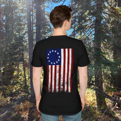 Betsy Ross Flag - Men's Softstyle T-Shirt - Image 11