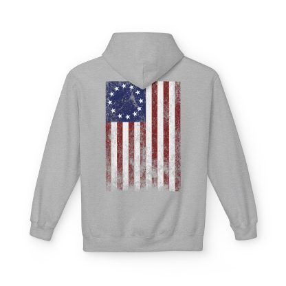 Betsy Ross Flag Softstyle Fleece Hoodie
