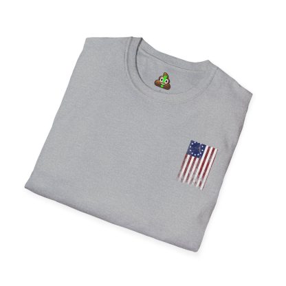 Betsy Ross Flag - Men's Softstyle T-Shirt - Image 3