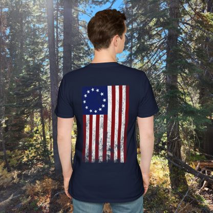 Betsy Ross Flag - Men's Softstyle T-Shirt - Image 18