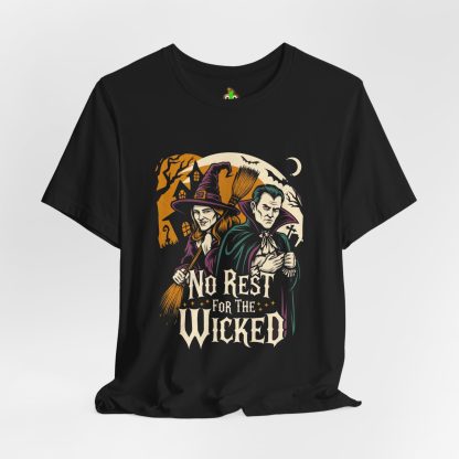 Eternal Halloween Hustle: No Rest for the Wicked Tee - Image 3