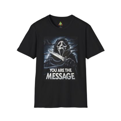 Be the Star of Your Own Horror Flick with the "You Are the Message" Tee