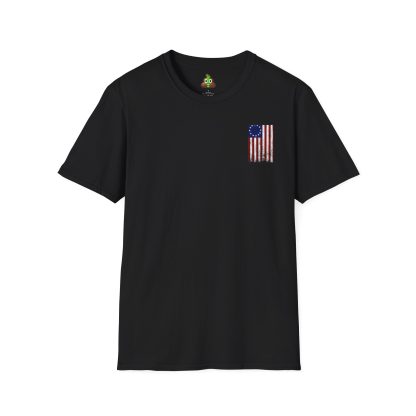 Betsy Ross Flag - Men's Softstyle T-Shirt - Image 7