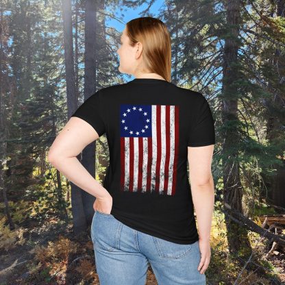 Betsy Ross Flag - Men's Softstyle T-Shirt - Image 12