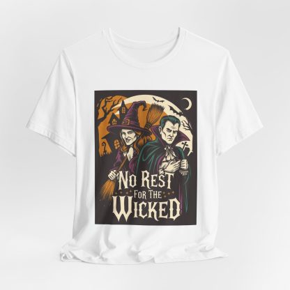 Eternal Halloween Hustle: No Rest for the Wicked Tee - Image 12