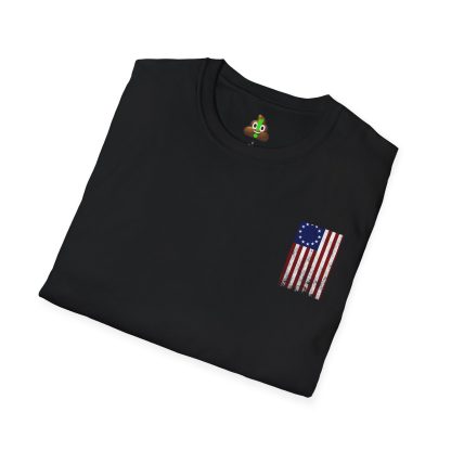 Betsy Ross Flag - Men's Softstyle T-Shirt - Image 10