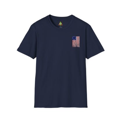 Betsy Ross Flag - Men's Softstyle T-Shirt - Image 13