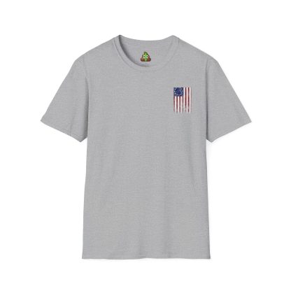 Betsy Ross Flag - Men's Softstyle T-Shirt - Image 4