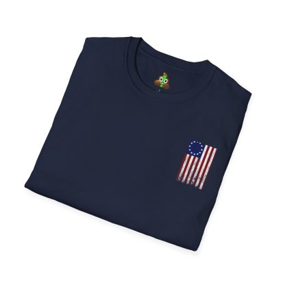 Betsy Ross Flag - Men's Softstyle T-Shirt - Image 16