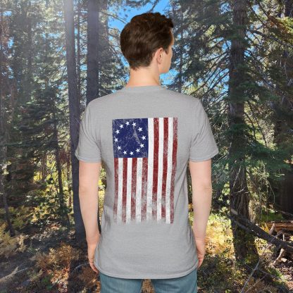 Betsy Ross Flag - Men's Softstyle T-Shirt - Image 6