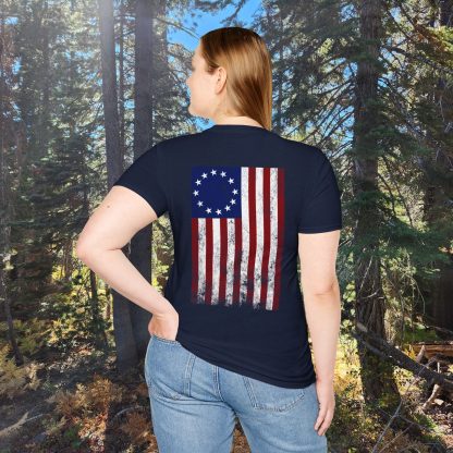 Betsy Ross Flag - Men's Softstyle T-Shirt - Image 17