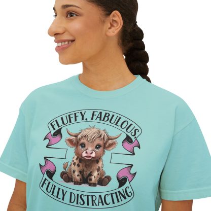 The Fluffy Factor: Adorably Distracting Boxy Tee - Image 9