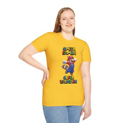 Customizable Family Vacation T-Shirt; Super Adventure Awaits! - Image 12