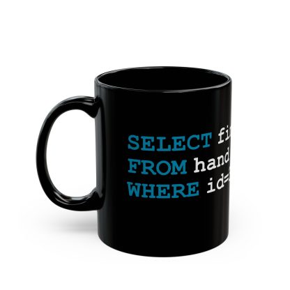 Select finger From hand Where id=3 - Mug for Techies with Attitude - Image 2