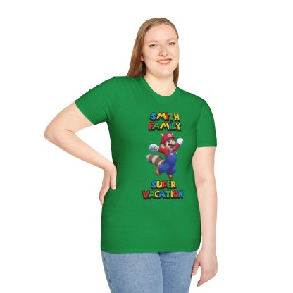 Customizable Family Vacation T-Shirt; Super Adventure Awaits! - Image 16