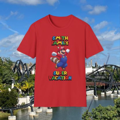 Customizable Family Vacation T-Shirt; Super Adventure Awaits! - Image 21