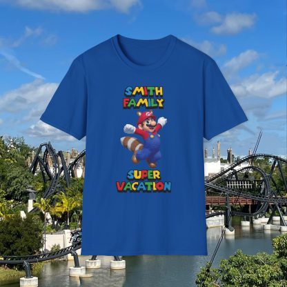 Customizable Family Vacation T-Shirt; Super Adventure Awaits! - Image 17