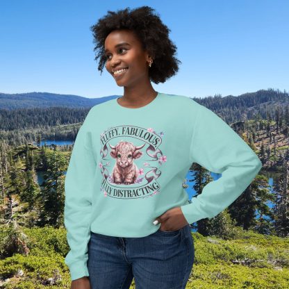 Fluffy, Fabulous, and Totally Moo-nique Sweatshirt - Image 6