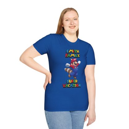 Customizable Family Vacation T-Shirt; Super Adventure Awaits! - Image 20