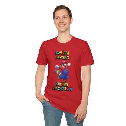 Customizable Family Vacation T-Shirt; Super Adventure Awaits! - Image 23