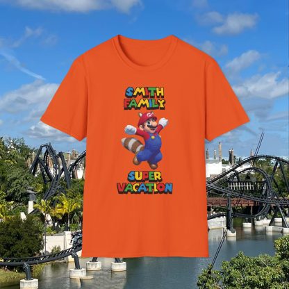 Customizable Family Vacation T-Shirt; Super Adventure Awaits! - Image 5