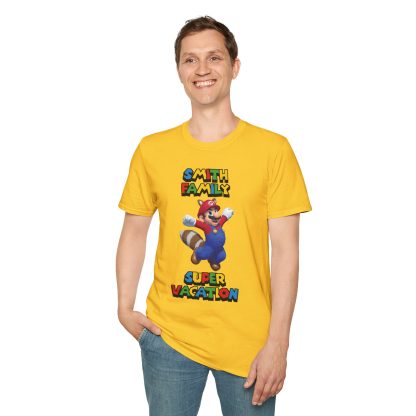 Customizable Family Vacation T-Shirt; Super Adventure Awaits! - Image 11