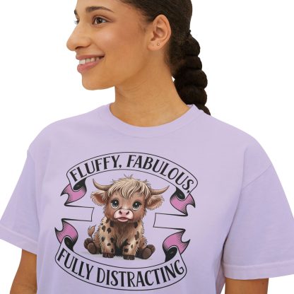 The Fluffy Factor: Adorably Distracting Boxy Tee - Image 12