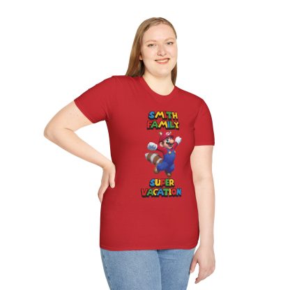 Customizable Family Vacation T-Shirt; Super Adventure Awaits! - Image 24