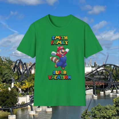 Customizable Family Vacation T-Shirt; Super Adventure Awaits! - Image 13