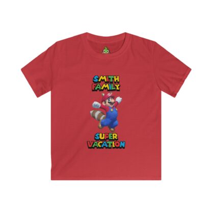 Youth Customizable Family Vacation T-Shirt; Super Adventure Awaits! - Image 9