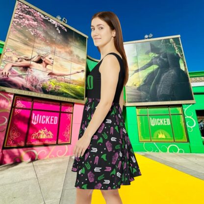 Twirl Into Oz: Wickedly Enchanting Women's Skater Dress - Image 5