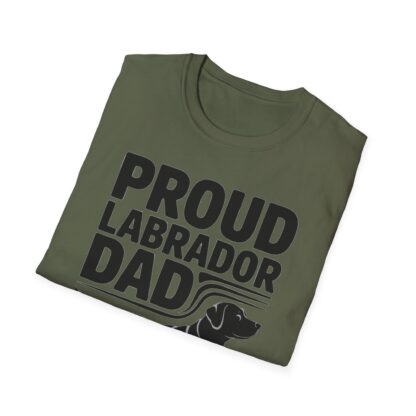 Men’s Labrador dad t-shirt – dog lover apparel for pet owners and Father’s Day gifts