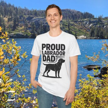 Men’s Labrador dad t-shirt – dog lover apparel for pet owners and Father’s Day gifts