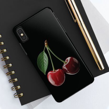 Cherries Tough Phone Case - Image 11