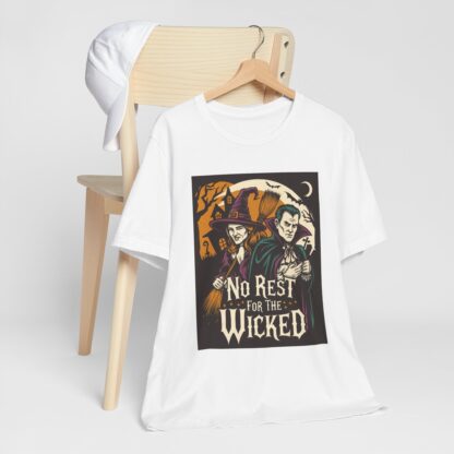 Eternal Halloween Hustle: No Rest for the Wicked Tee - Image 16