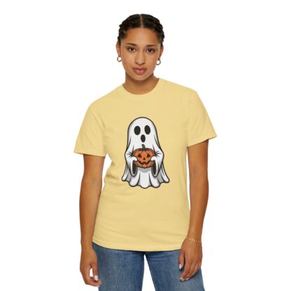 Ghost and Jack-O-Lantern Comfort Colors T-Shirt, Perfect for Teachers, Halloween Lovers, Parents of Little Ghosts and Ghouls Trick or Treat - Image 25