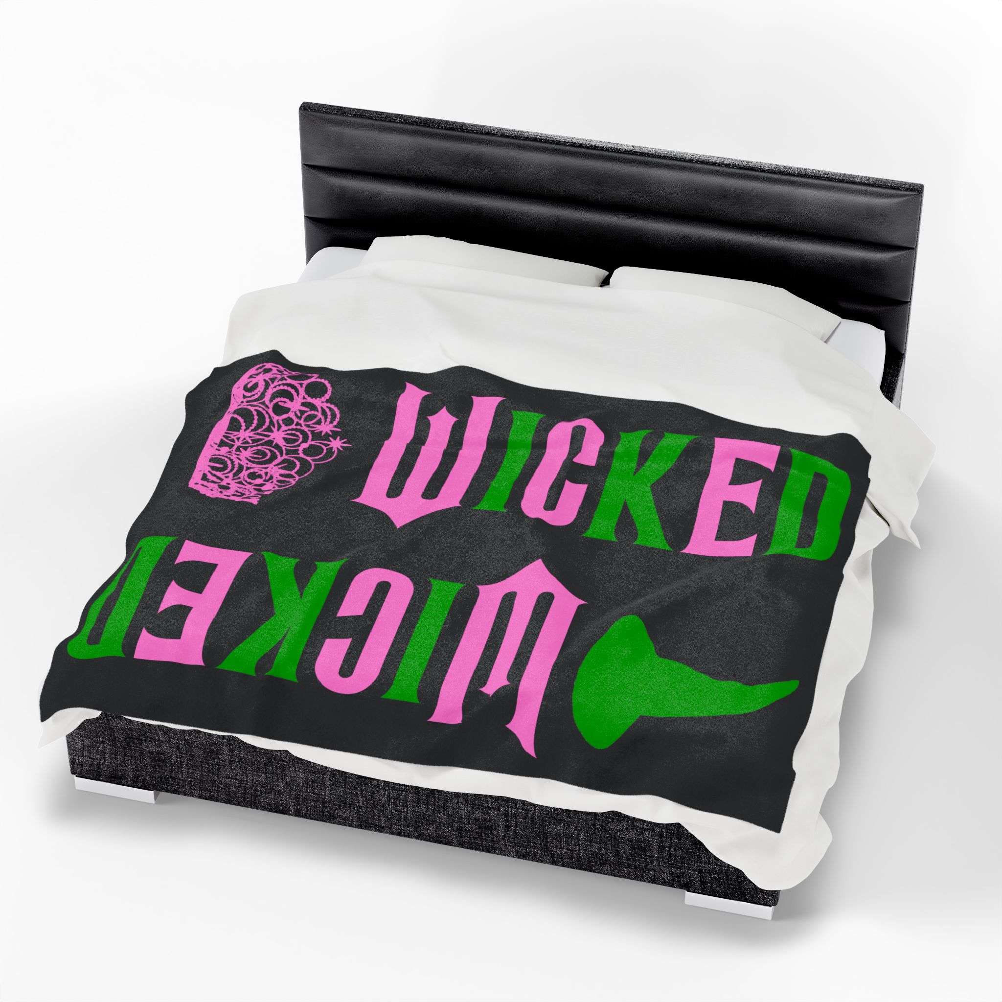 Wicked Plush Blanket, Velveteen Throw, A Magical Touch of Oz for Your Home, Perfect Gift for the Wicked Fan in Your Life, Enjoy Velvety Softness - Image 7